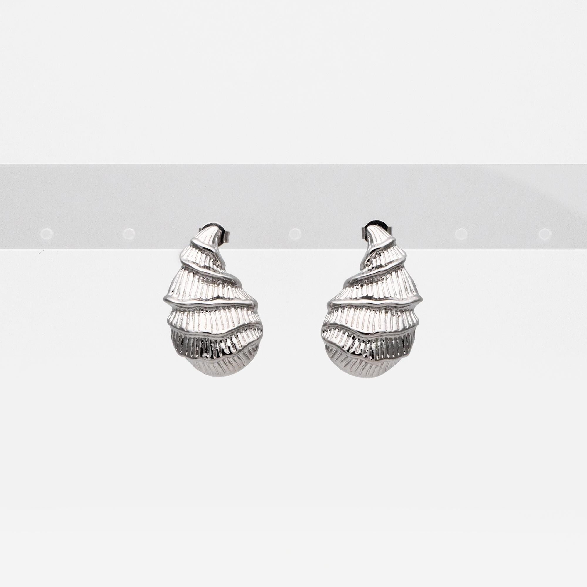 4pcs Gold/ Silver Tone Shell Earrings, Modern Style Earrings, Fashion Earrings, Beach Jewelry (GB-4551)
